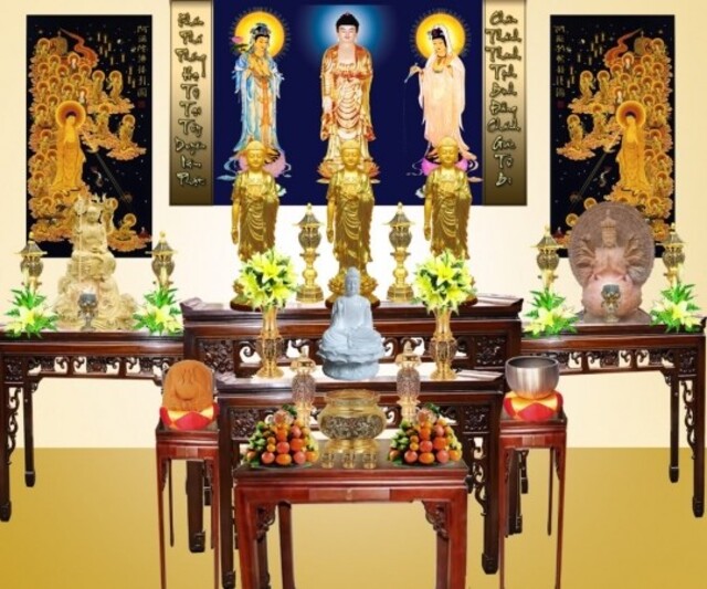 Ý nghĩa lập bàn thờ Phật tại gia