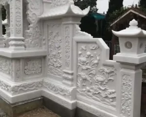 Lăng thờ bằng đá trắng đẹp
